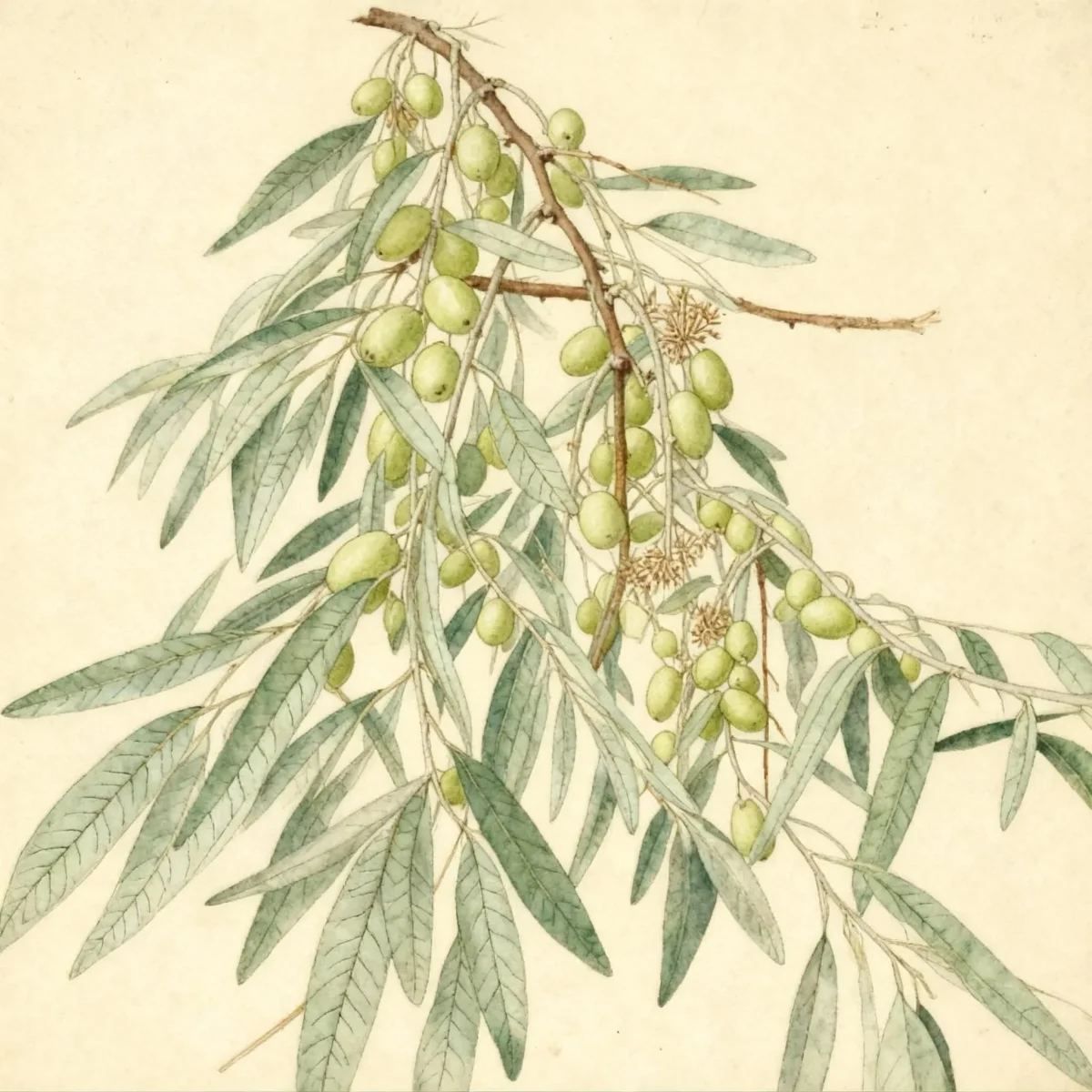 Russian olive (Elaeagnus angustifolia)