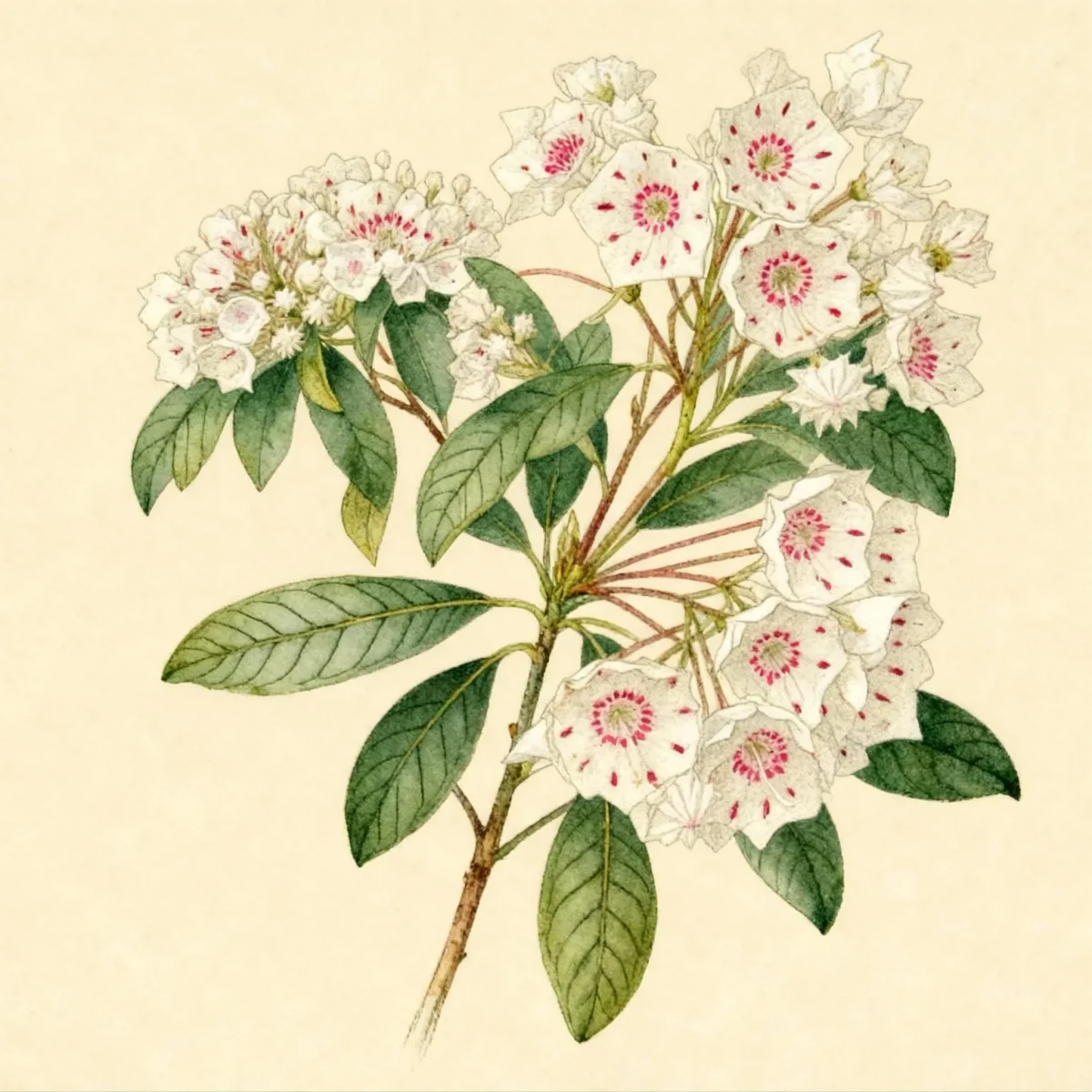 Mountain laurel (Kalmia latifolia)