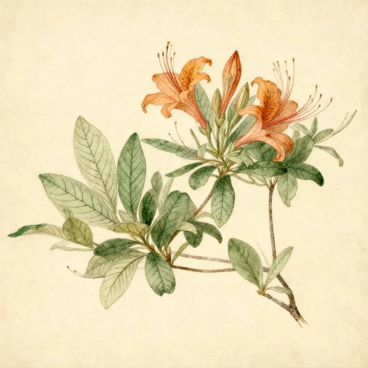 Piedmont azalea (Rhododendron flammeum)