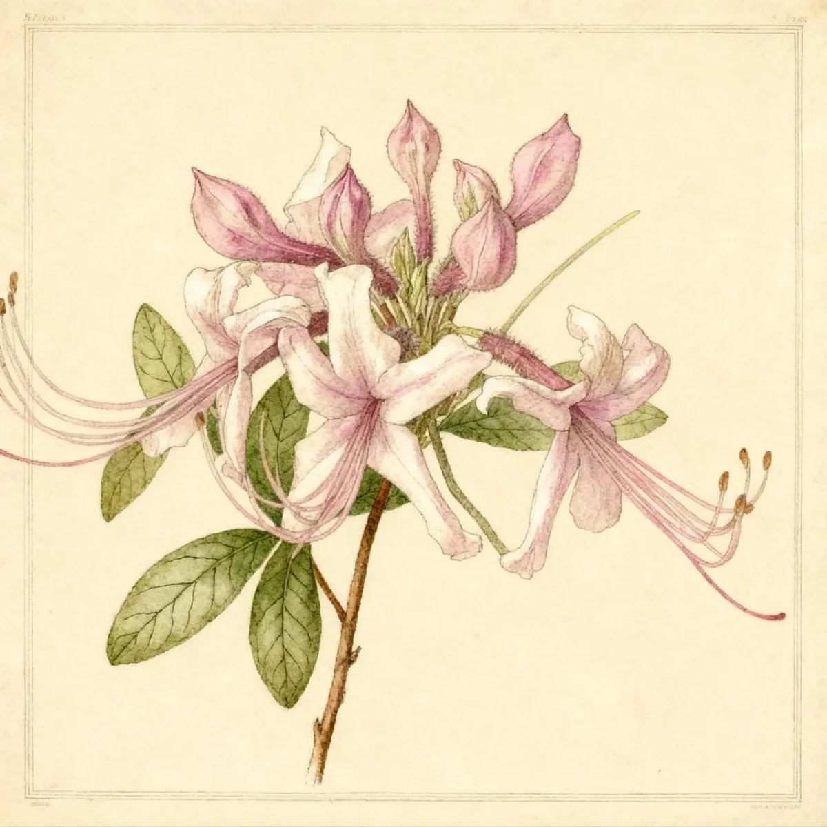 Pinxterbloom azalea (Rhododendron periclymenoides)