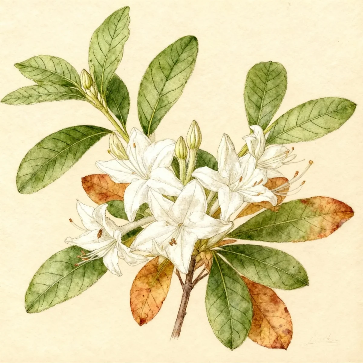 Swamp azalea (Rhododendron viscosum)