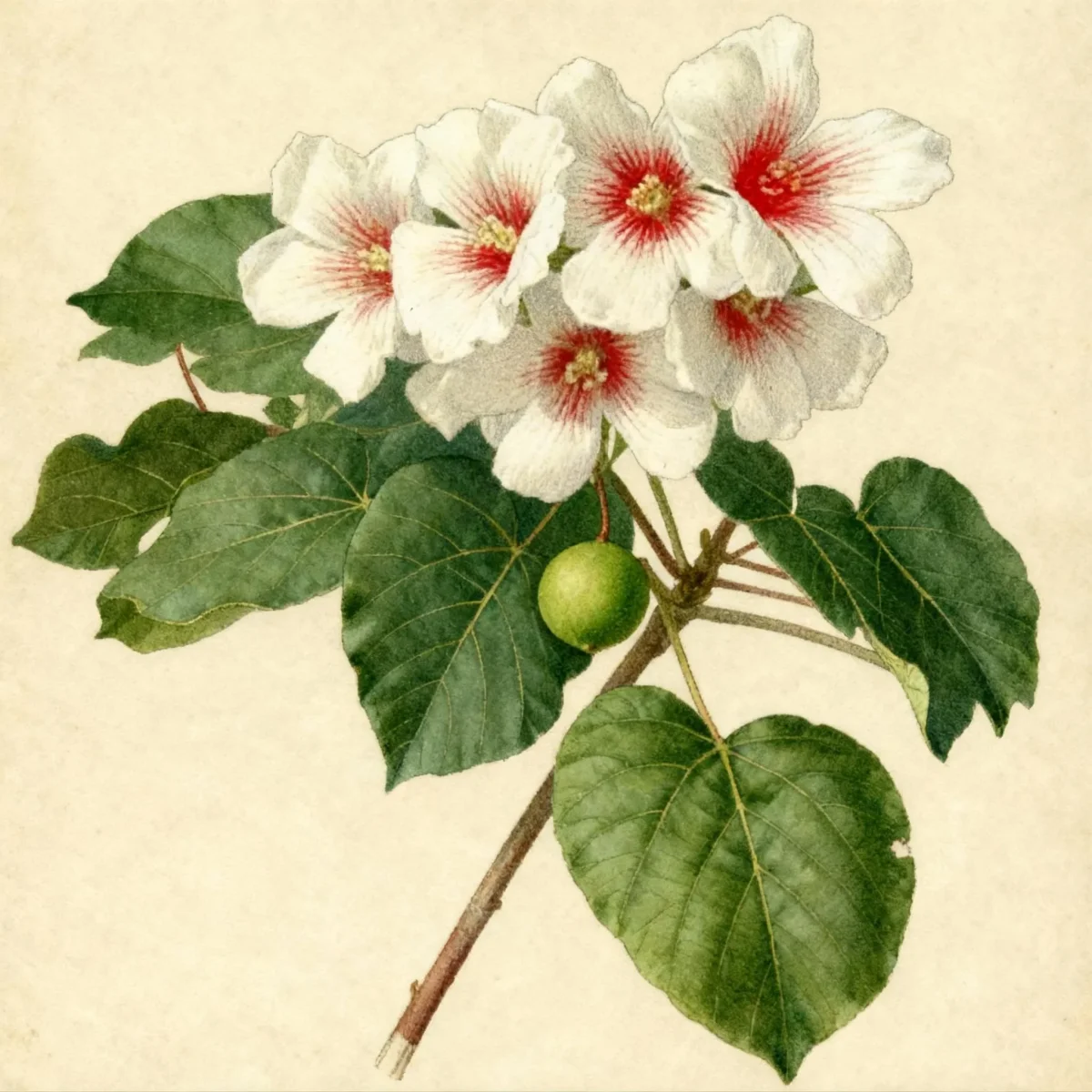 Tung-oil tree (Aleurites fordii)