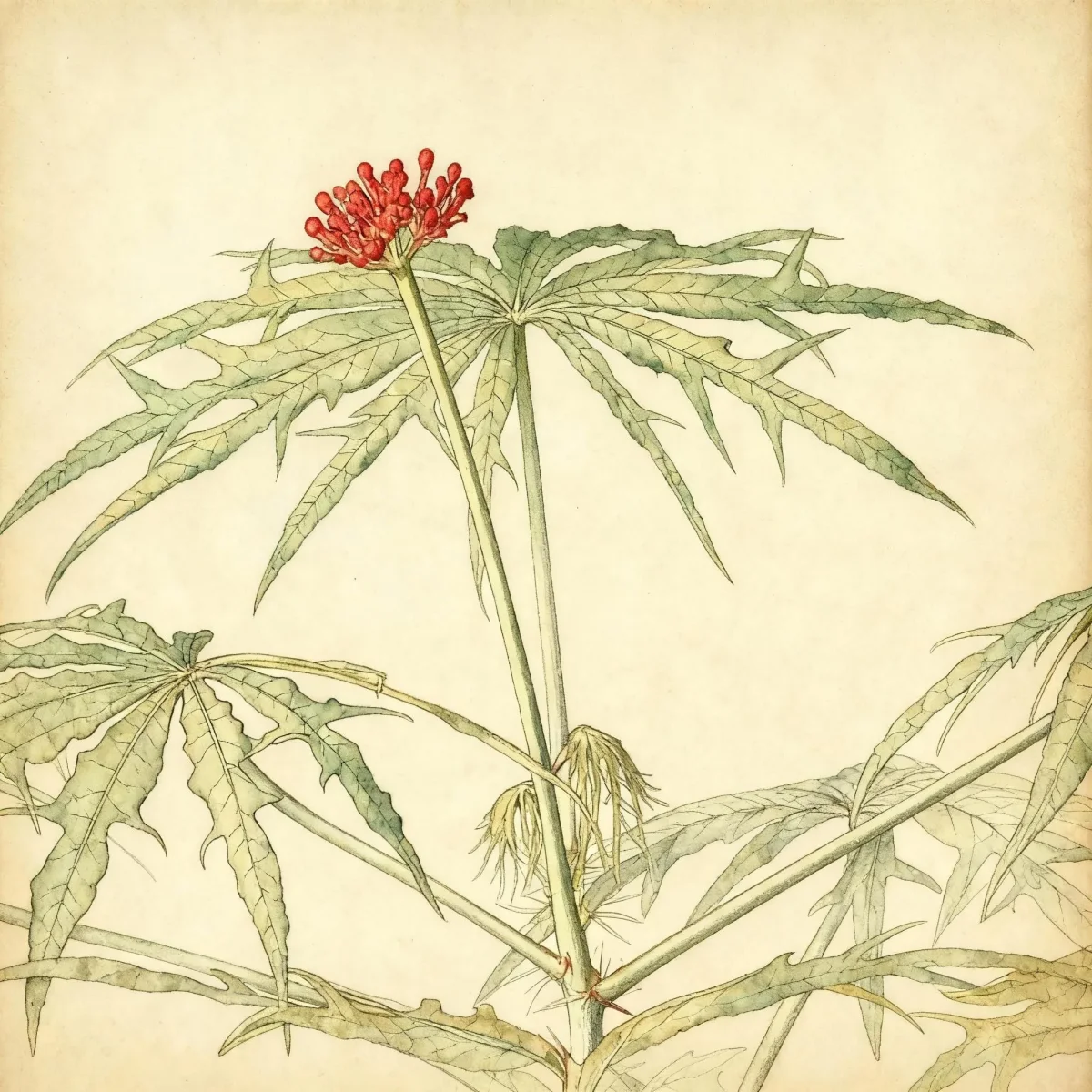 Coralbush (Jatropha multifida)