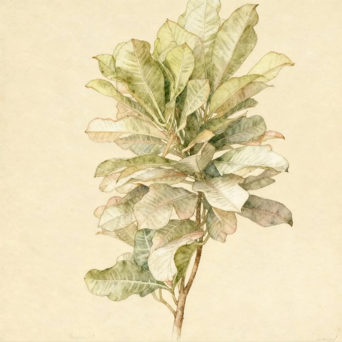 Croton (Codiaeum variegatum var. pictum)