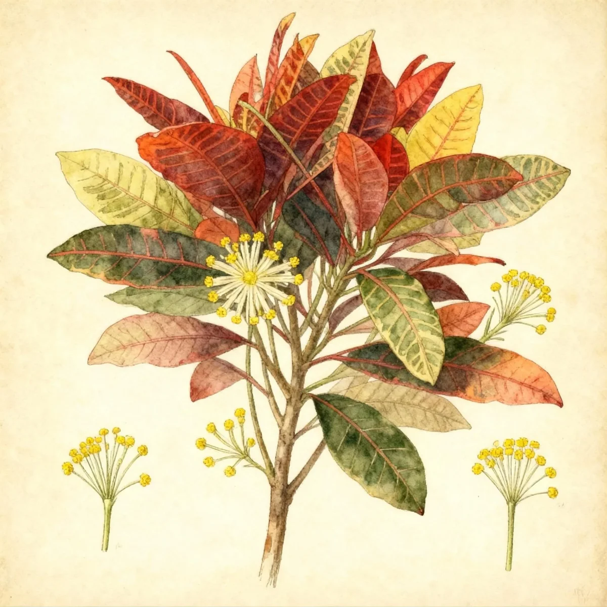 Croton (Codiaeum variegatum)