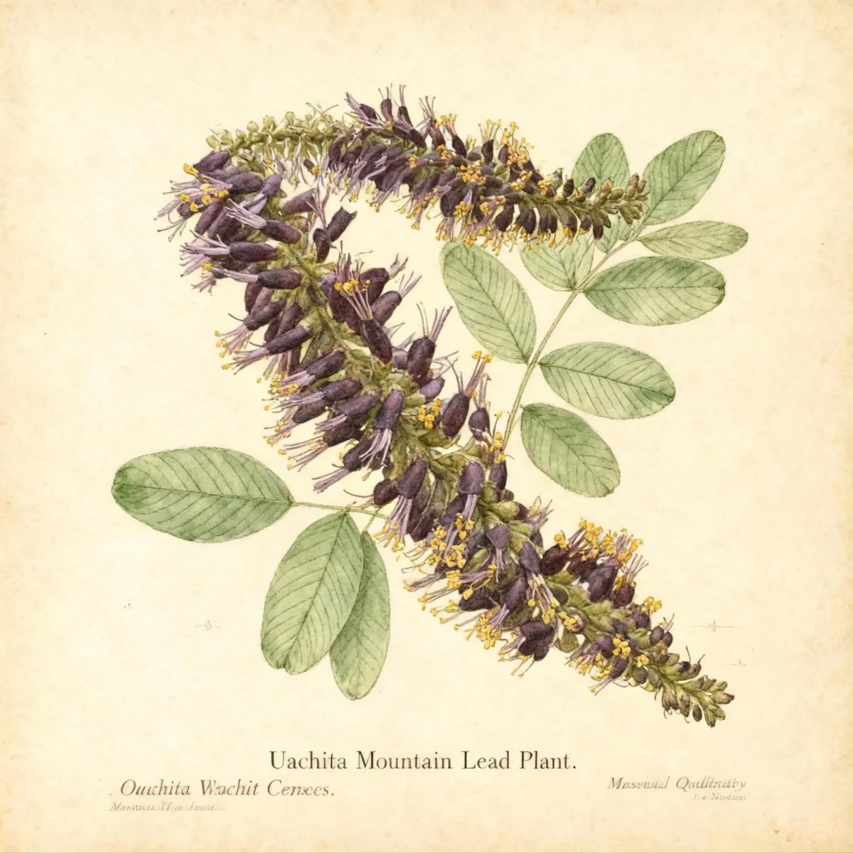 Ouachita Mountain leadplant (Amorpha ouachitensis)