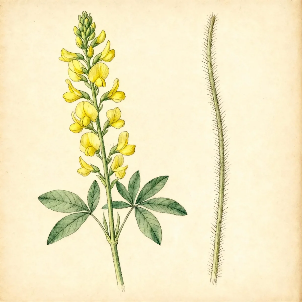 Carolina lupine (Thermopsis villosa)