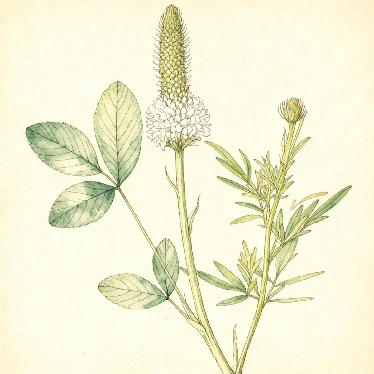 White prairie clover (Dalea candida)
