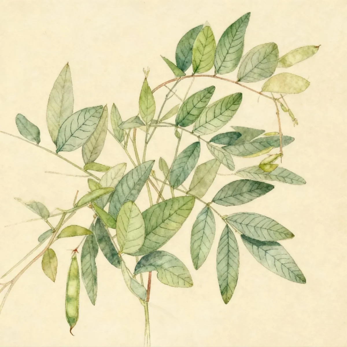 Chinese indigo (Indigofera decora)