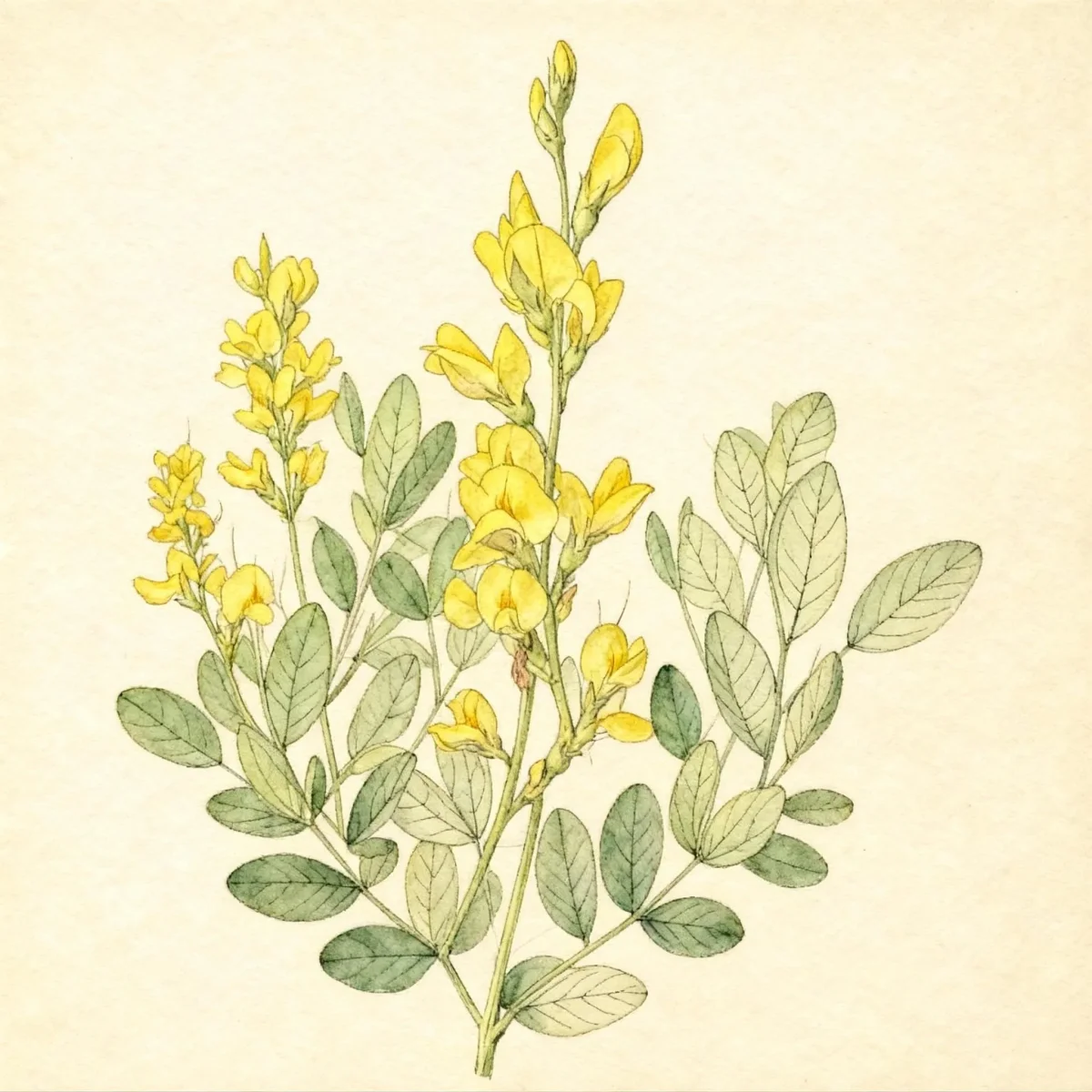 Yellow wild indigo (Baptisia sphaerocarpa)