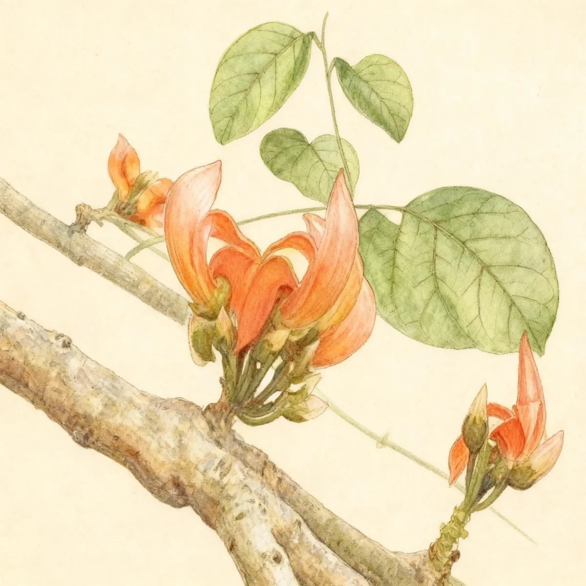 Flame of the forest (Butea monosperma)