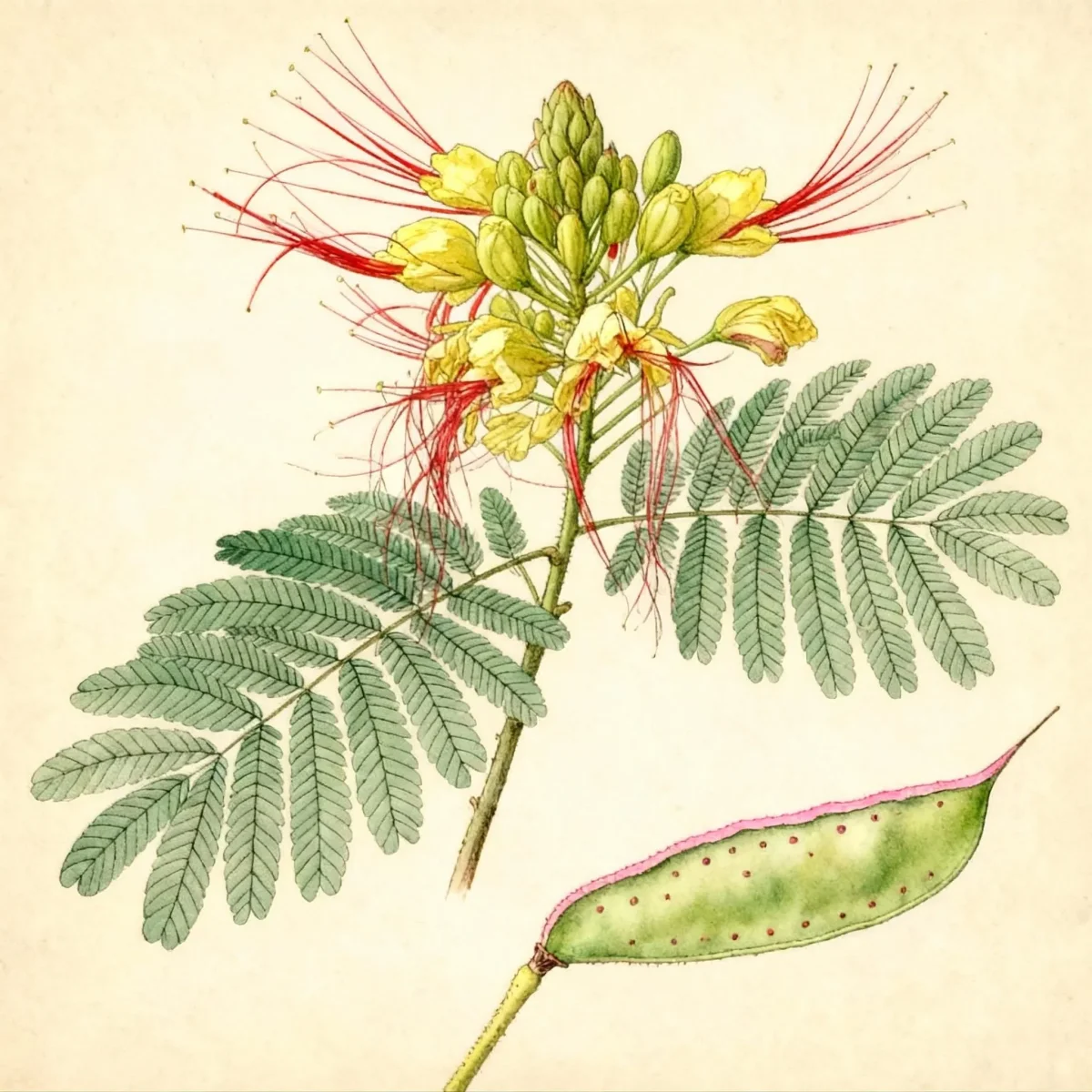 Poinciana (Caesalpinia gilliesii)
