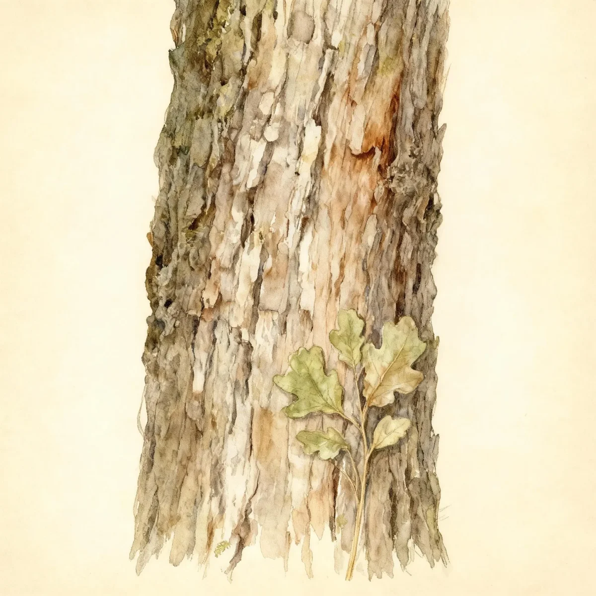 Oak (Quercus × leana)