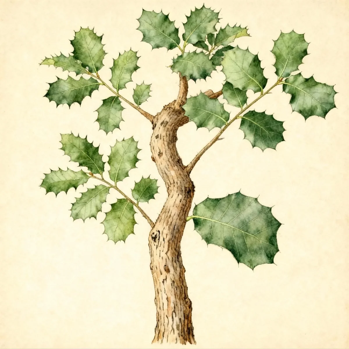 Kermes oak (Quercus coccifera)