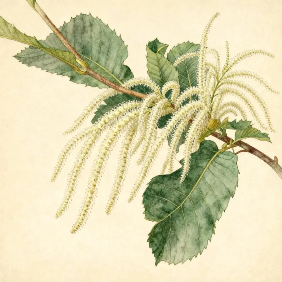 European chestnut (Castanea sativa)