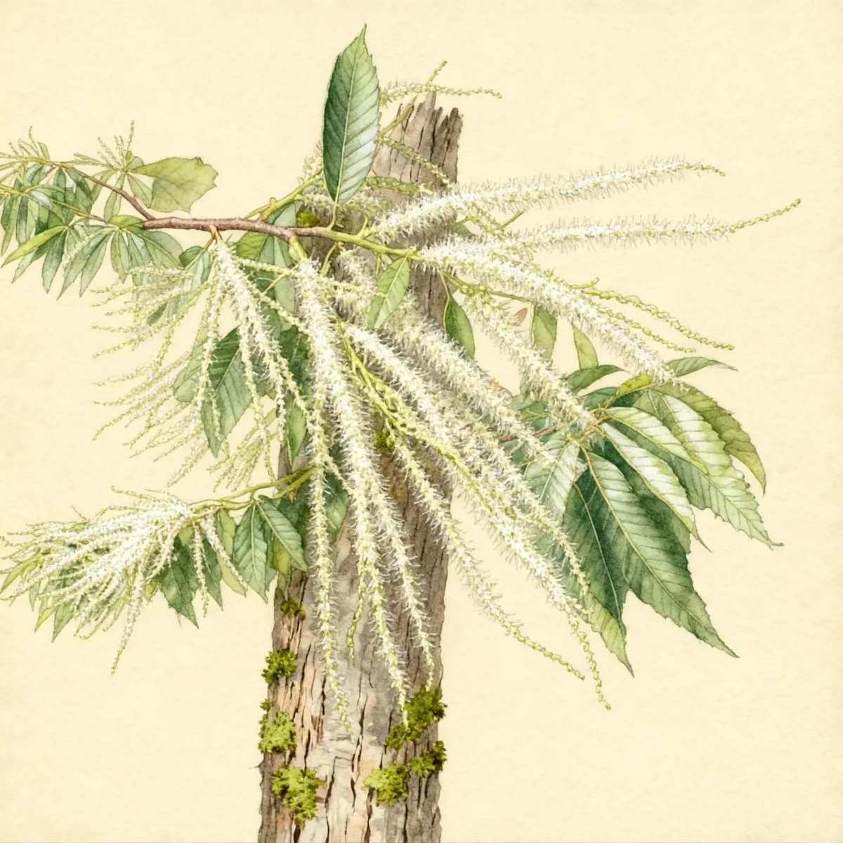 Japanese chestnut (Castanea crenata)