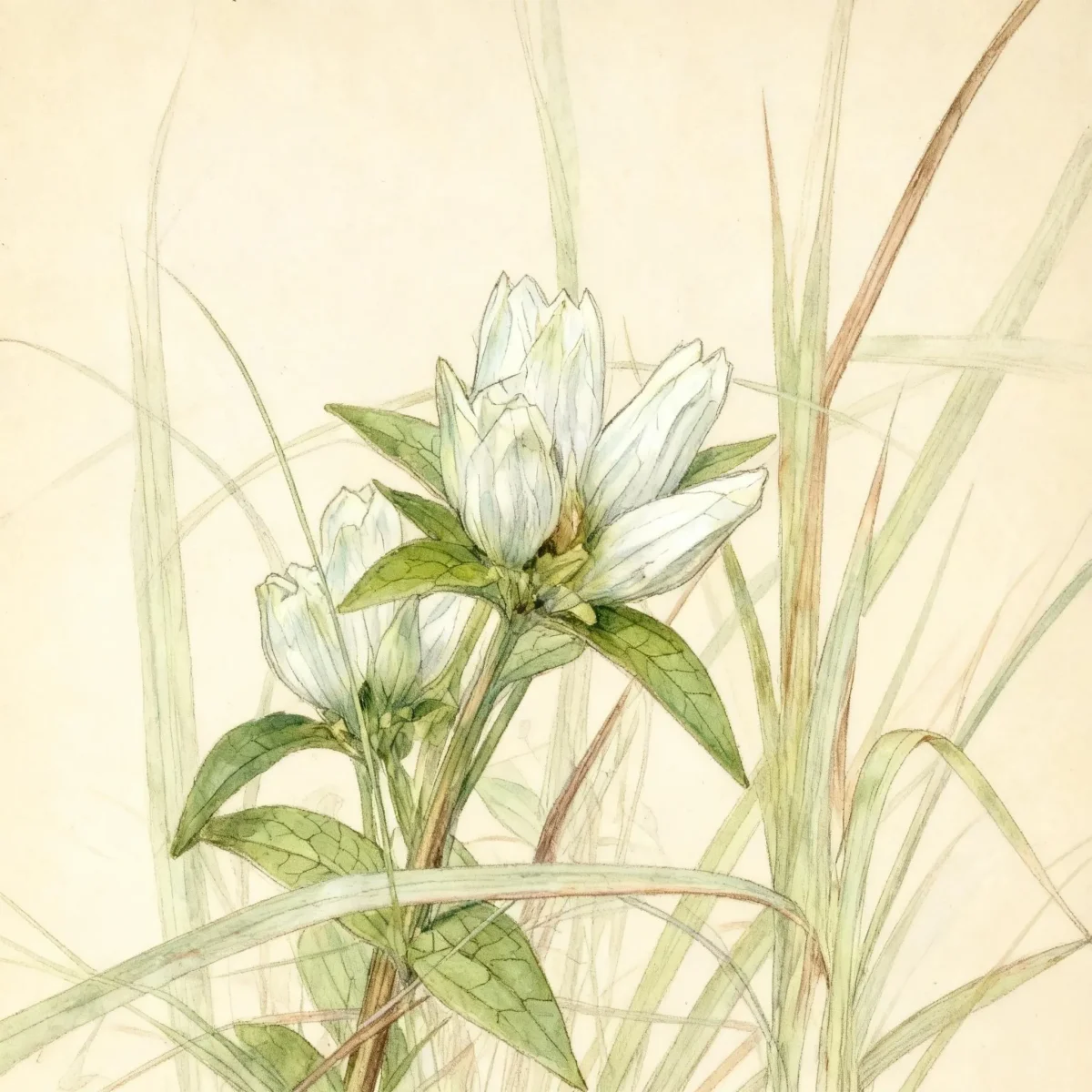 Gentian (Gentiana alba)