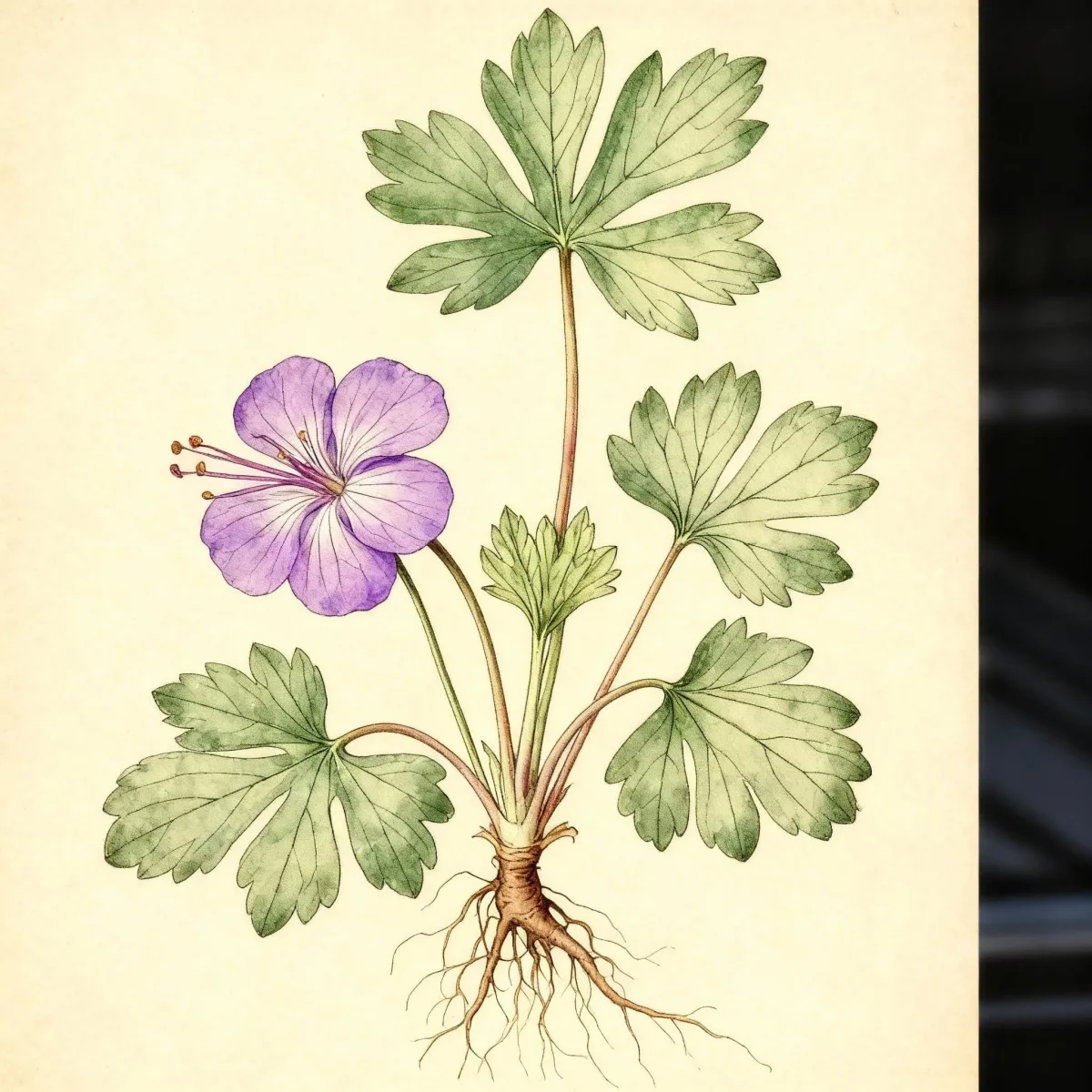 Cranesbill (Geranium macrorrhizum)