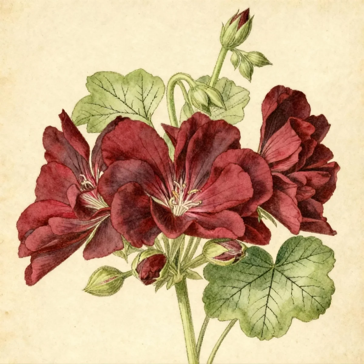 Ivyleaf geranium (Pelargonium peltatum)
