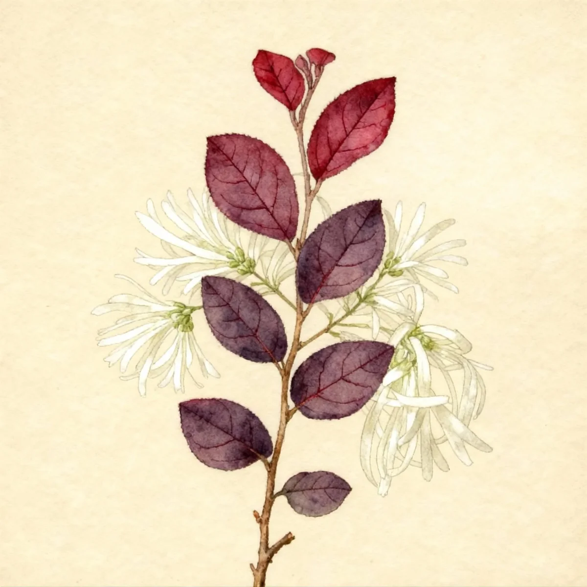 Chinese fringe flower (Loropetalum chinense)