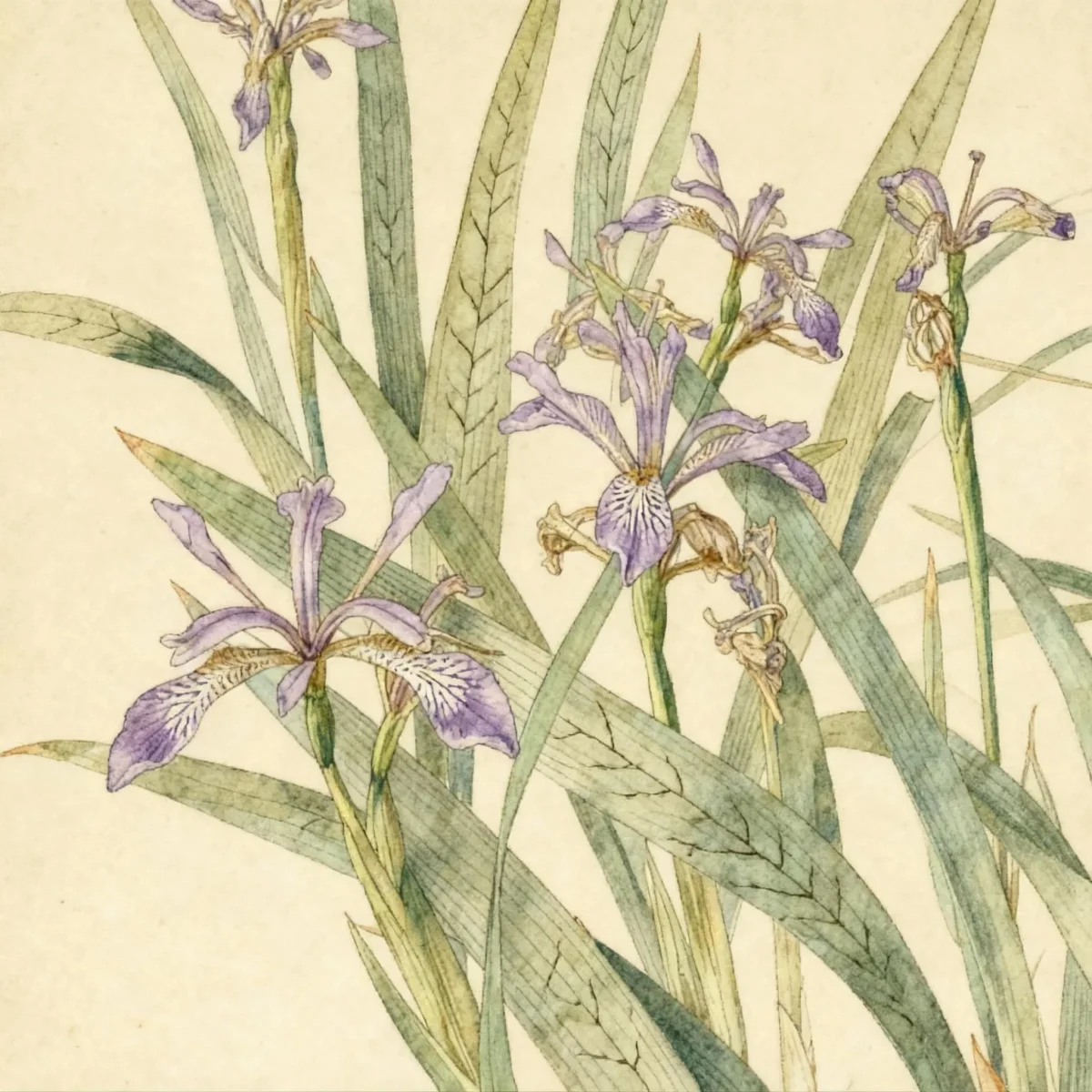 Stinking iris (Iris foetidissima)