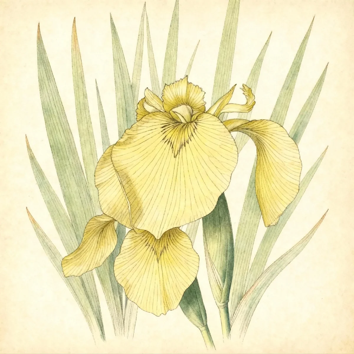 Yellow flag (Iris pseudacorus)