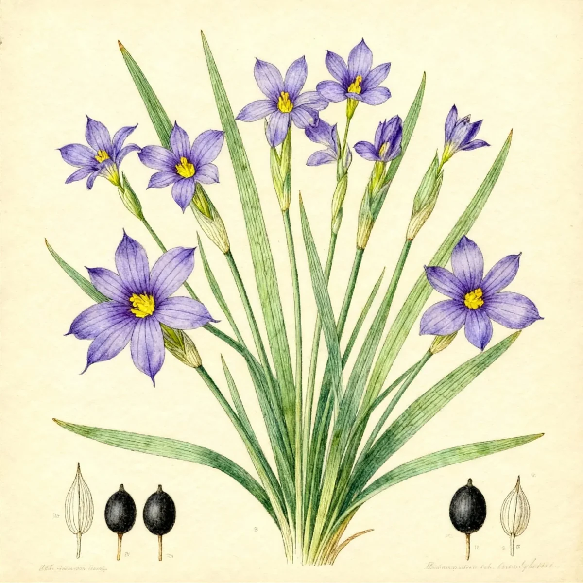 Blue-eyed grass (Sisyrinchium angustifolium)