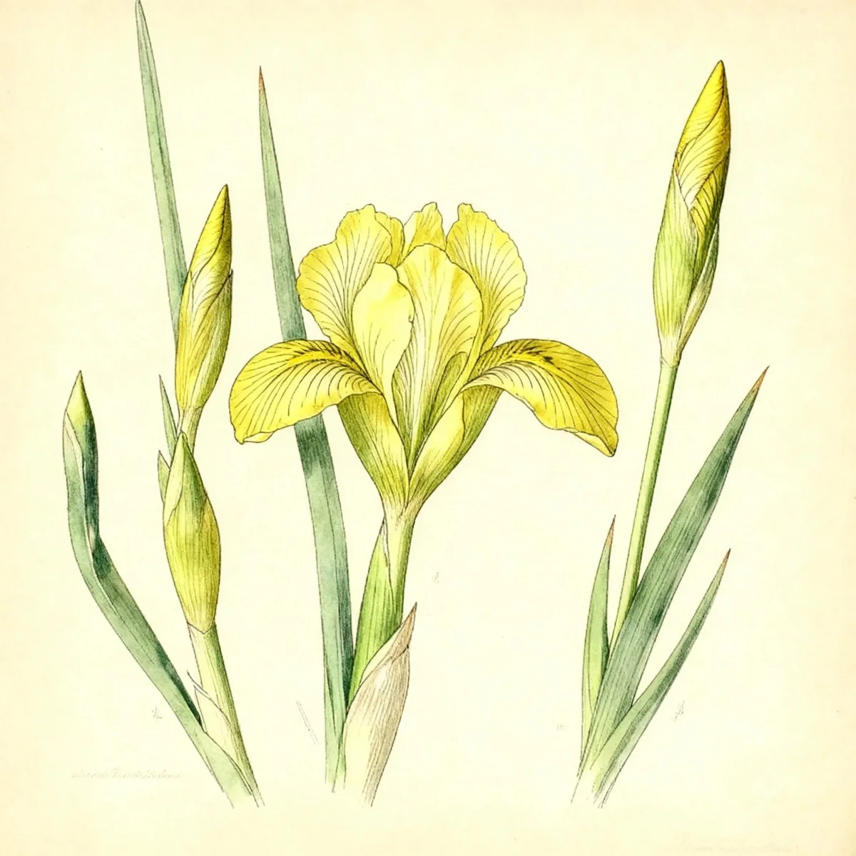 Dwarf iris (Iris danfordiae)