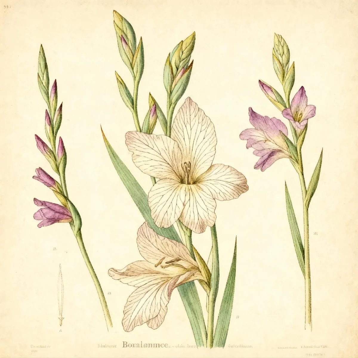 Byzantine gladiolus (Gladiolus communis var. byzantinus)