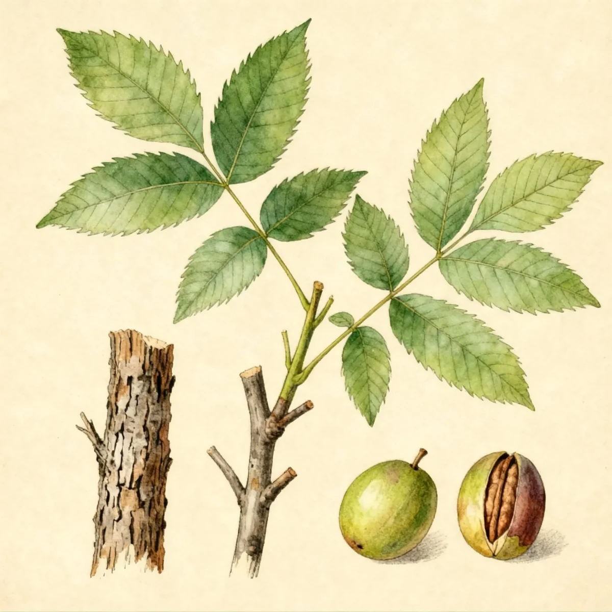 Mockernut (Carya tomentosa)