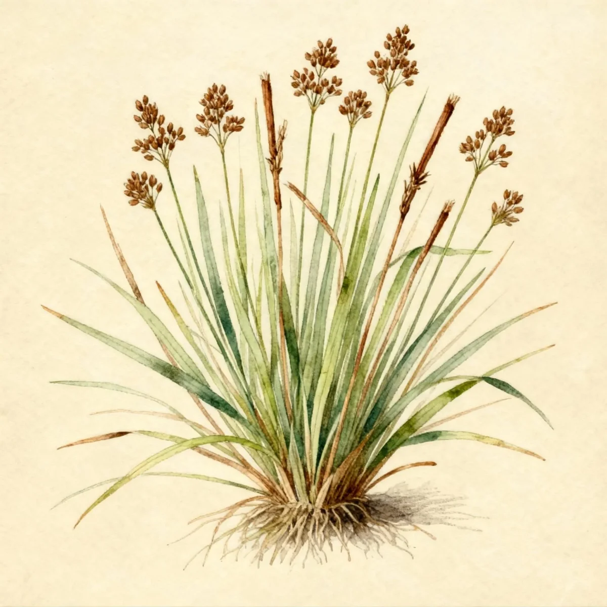 Rush (Juncus inflexus)
