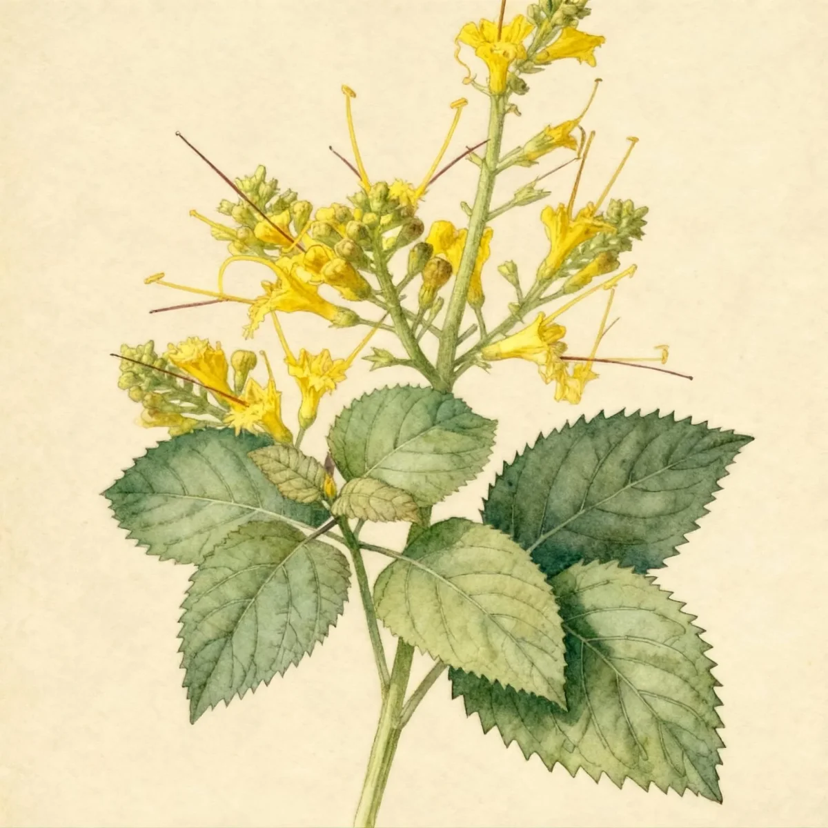 Horse balm (Collinsonia canadensis)