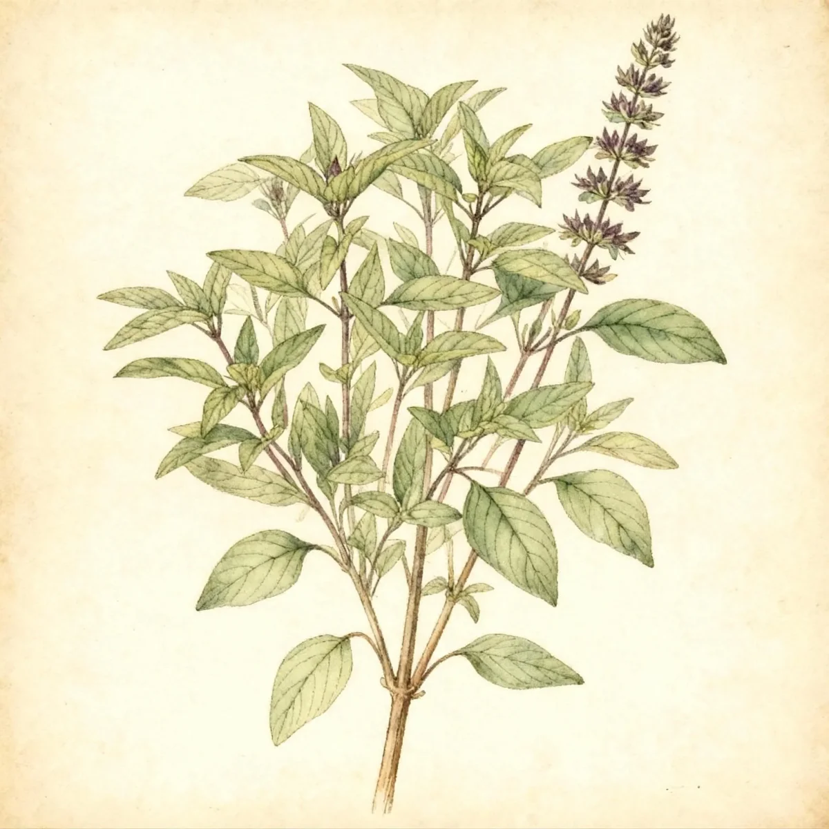 Sweet basil (Ocimum basilicum)