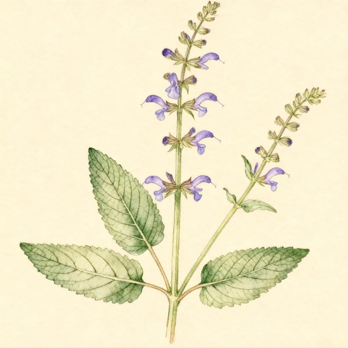 Meadow sage (Salvia pratensis)