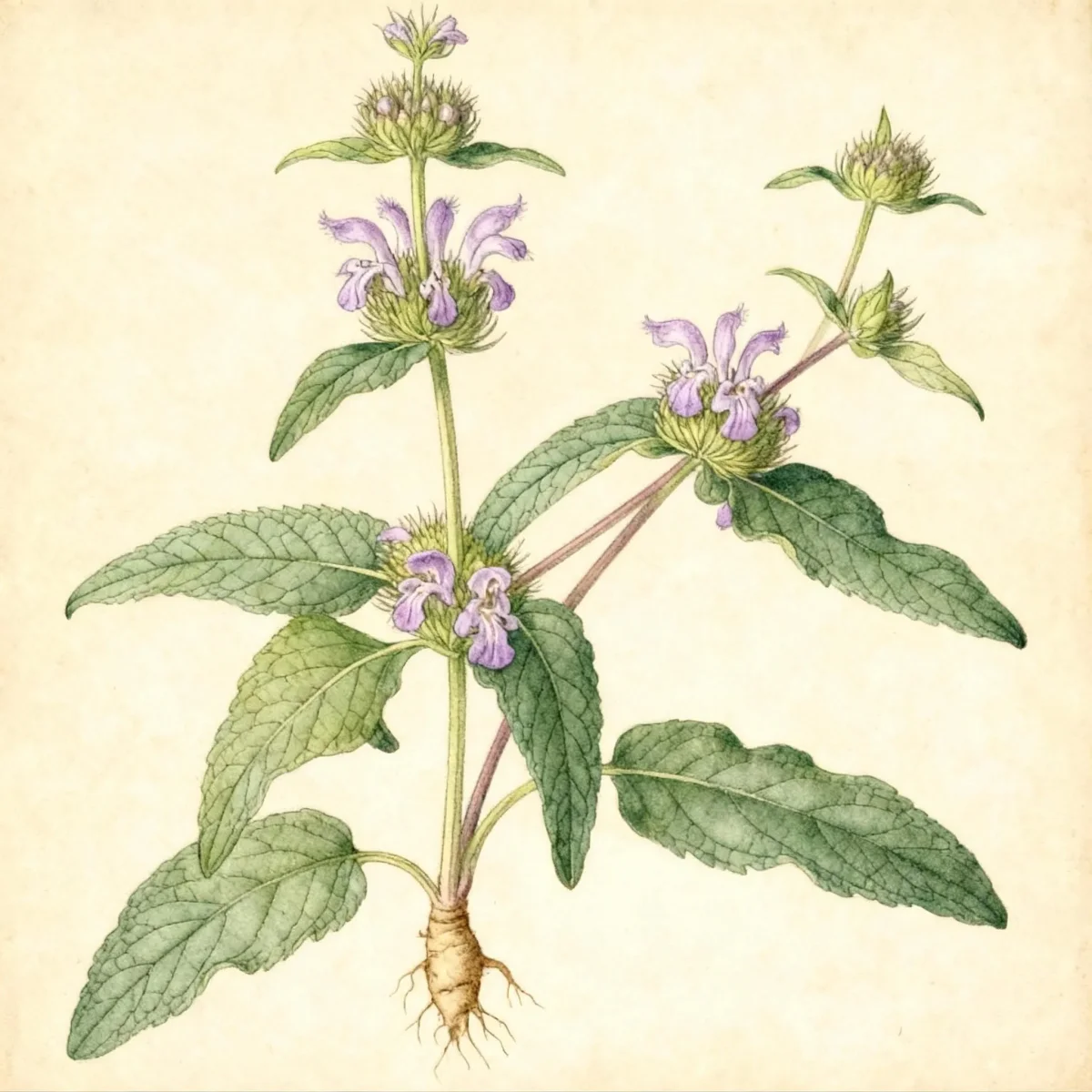 Sage-leaf mullein (Phlomis tuberosa)