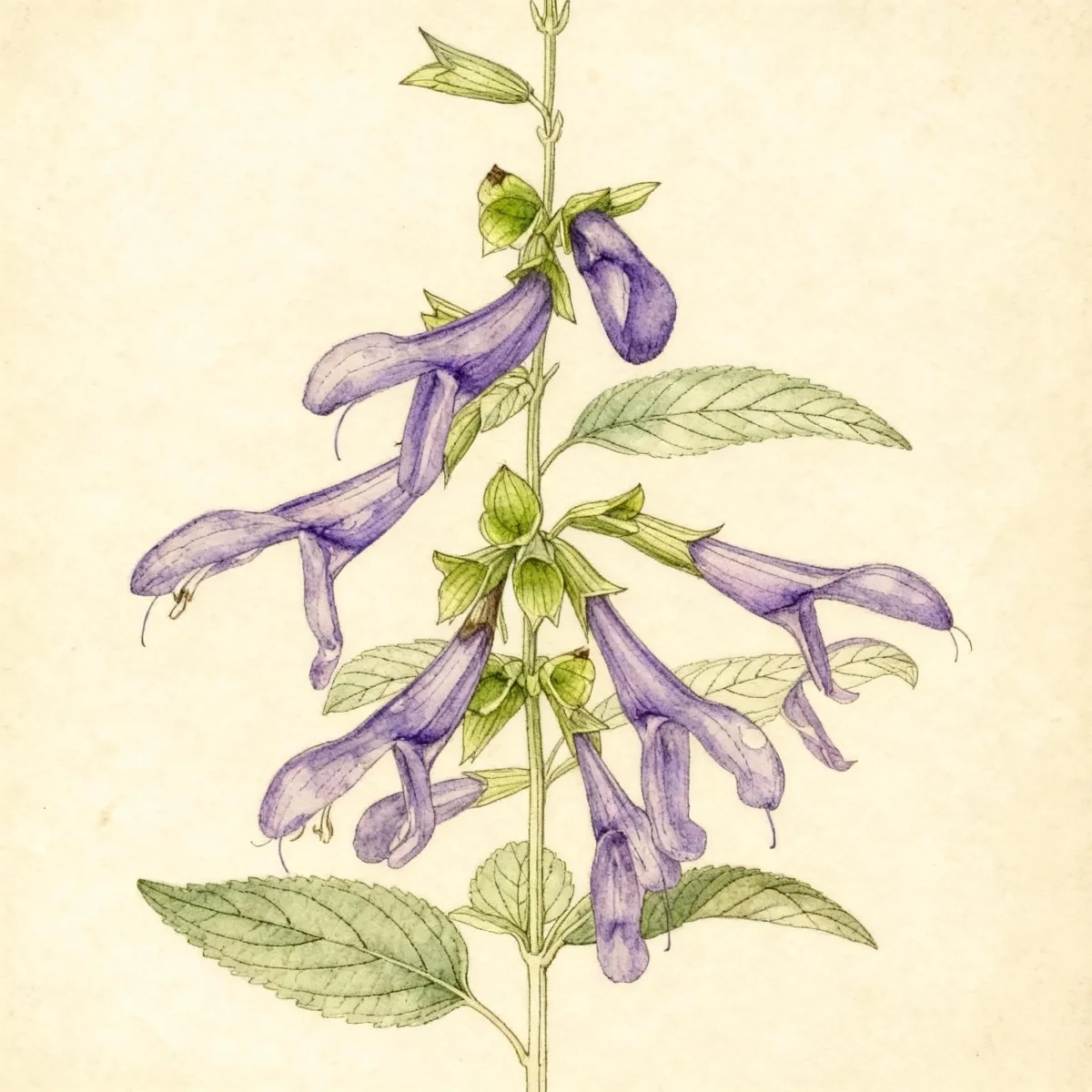 Anise-scented sage (Salvia guaranitica)