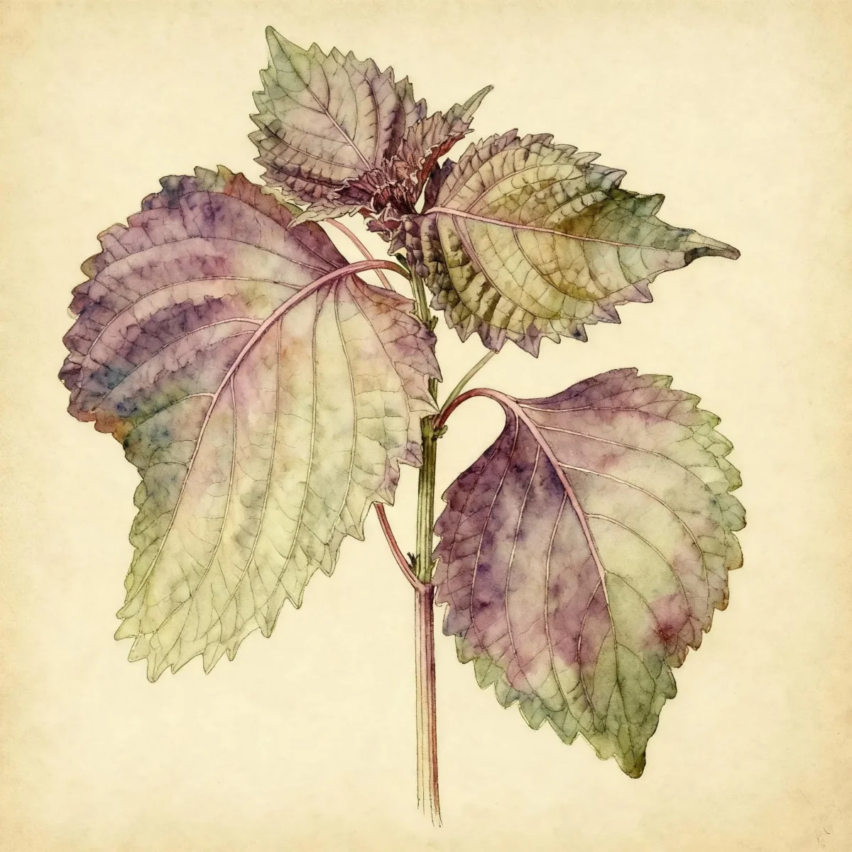 Beefsteak plant (Perilla frutescens)