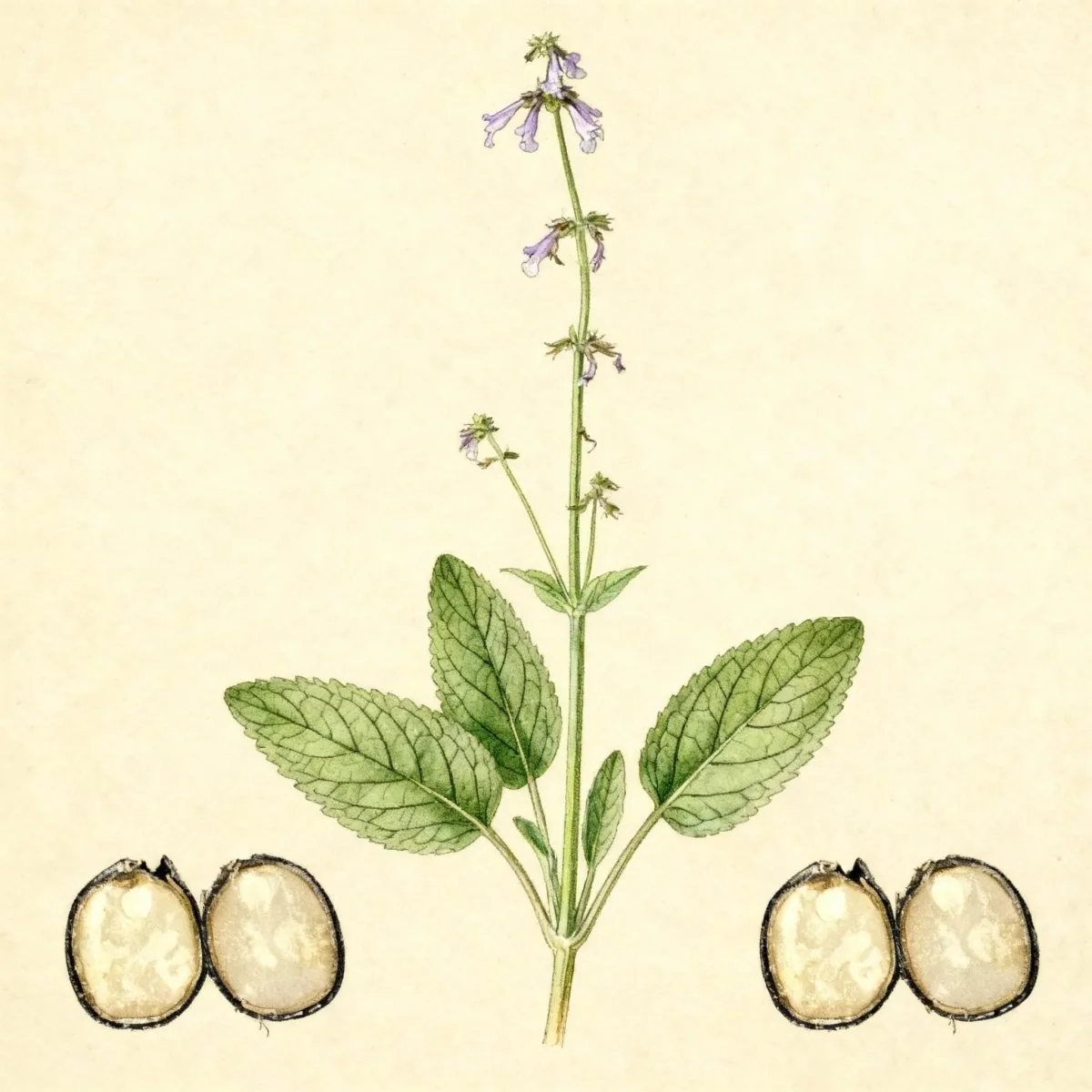 Cancer weed (Salvia lyrata)