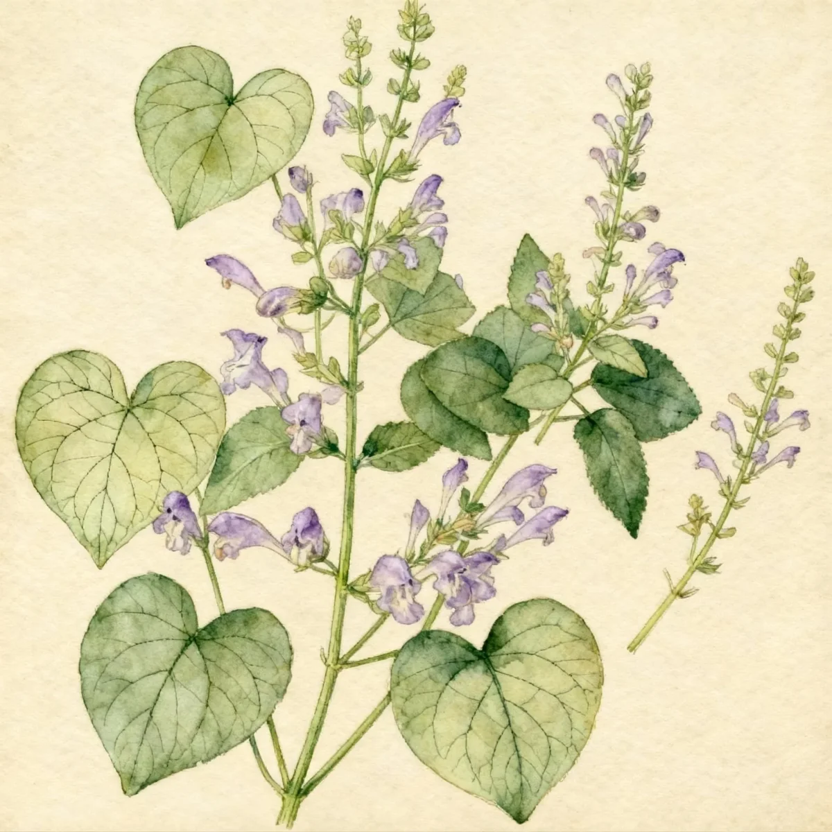 Heart-leaved skullcap