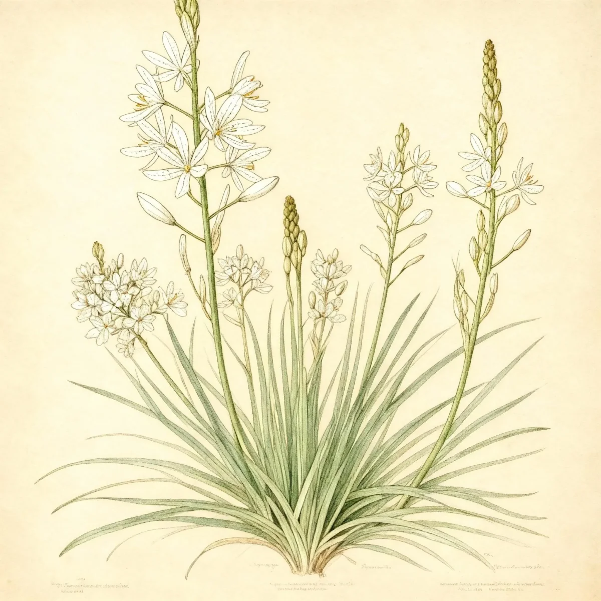 St. Bernard's lily (Anthericum liliago)