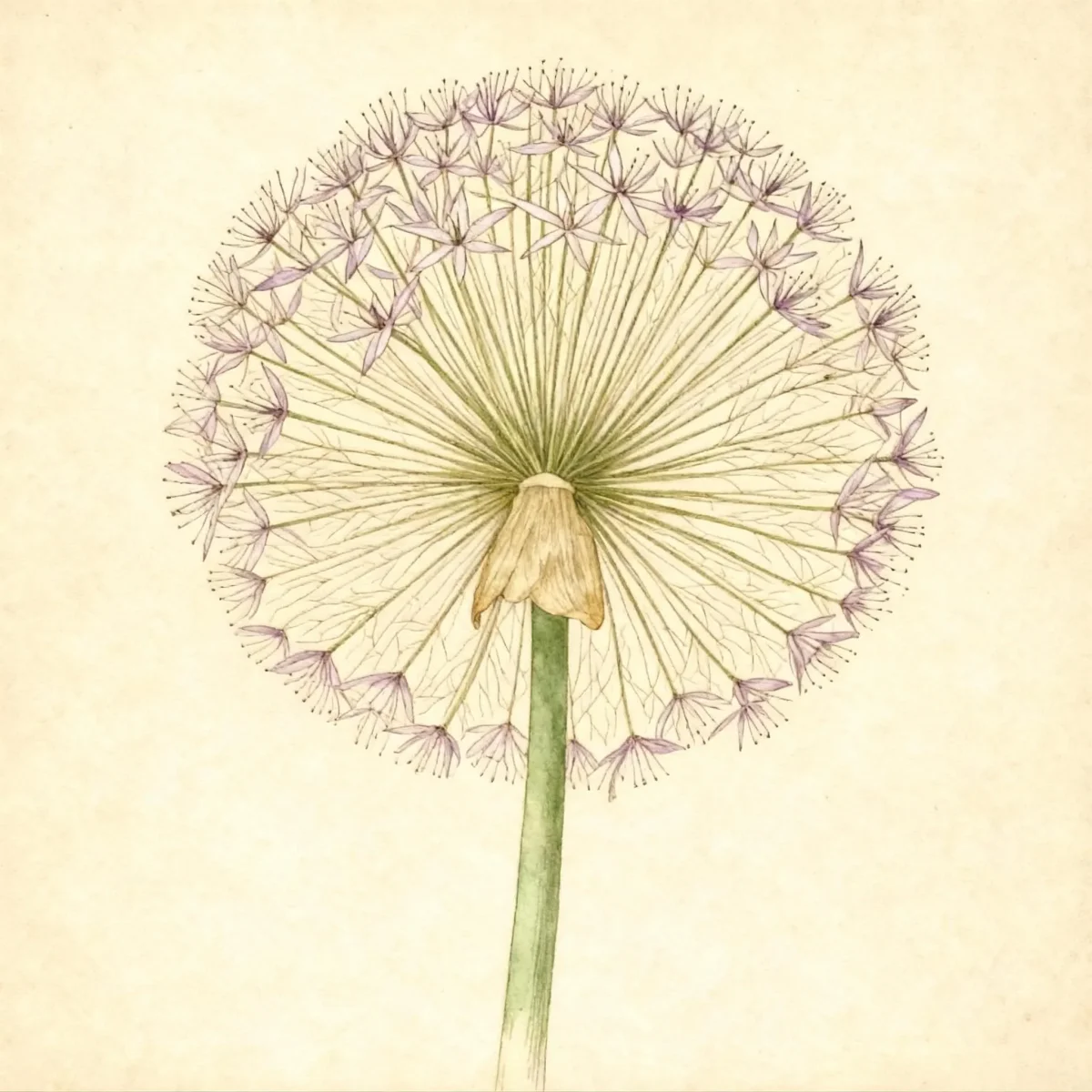 Ornamental onion (Allium giganteum)
