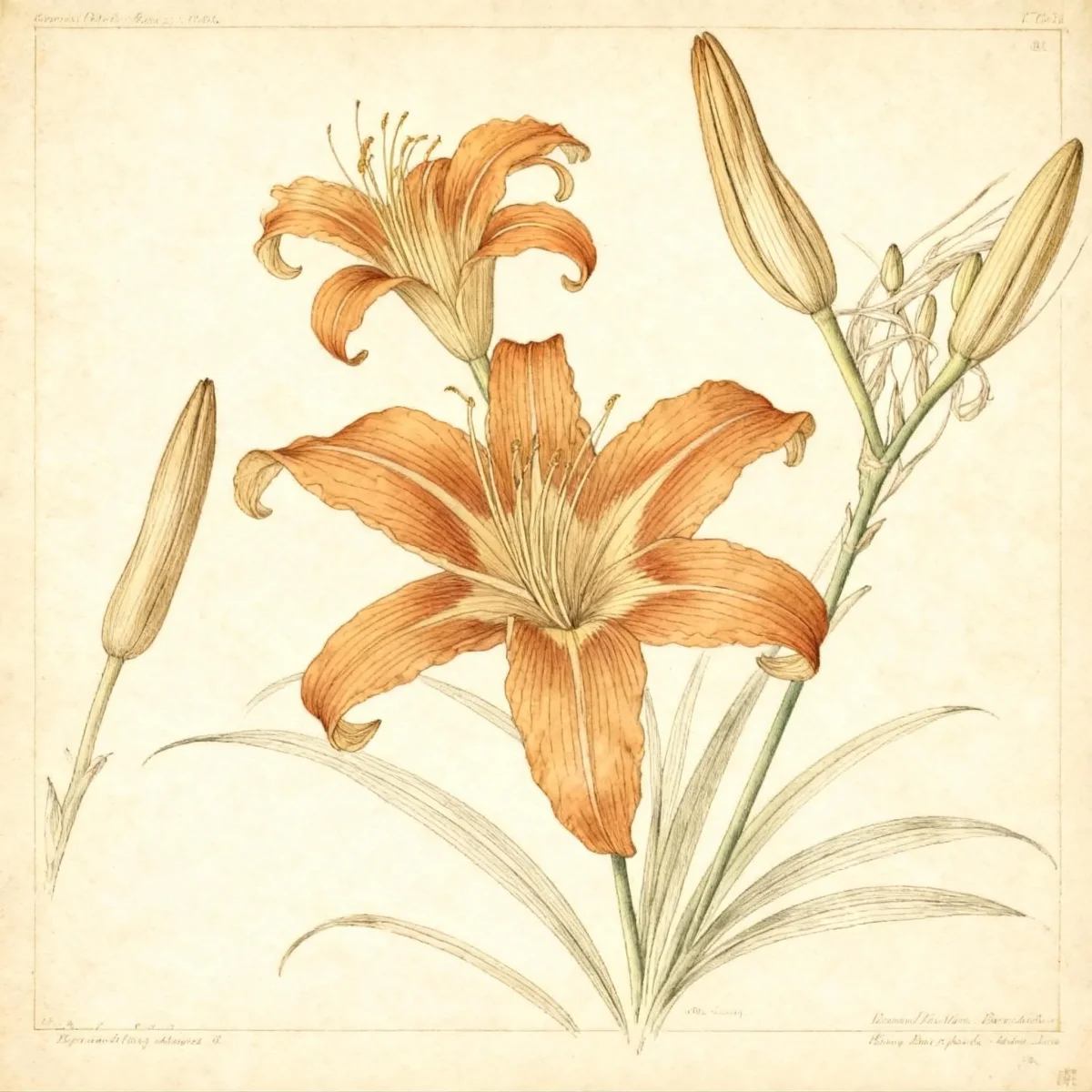 Orange daylily