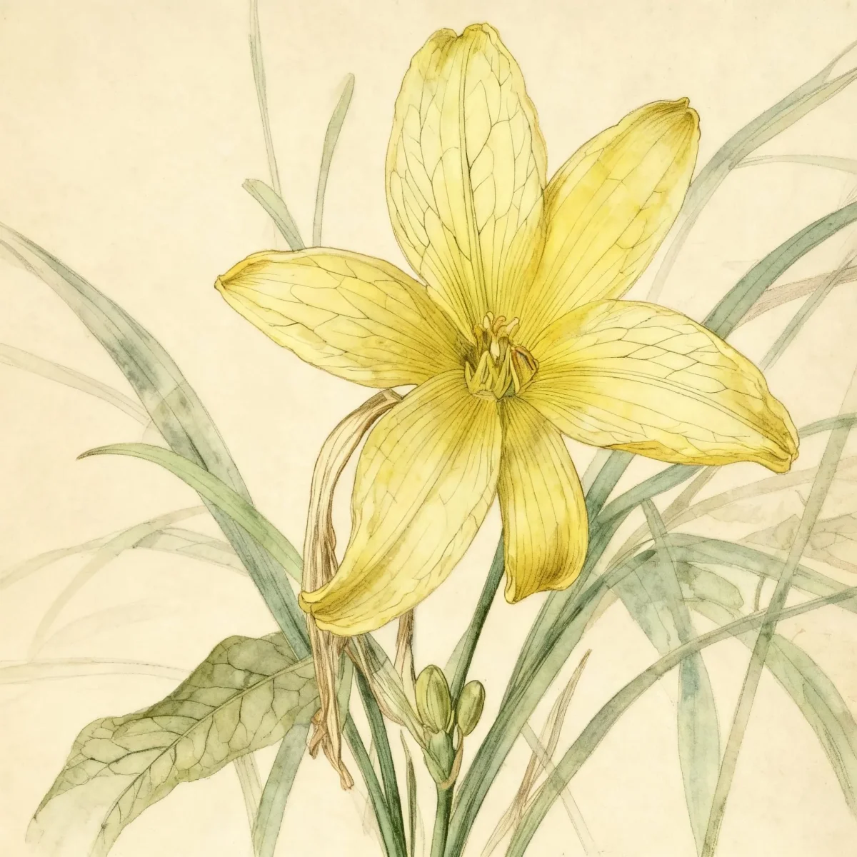 Dwarf yellow daylily