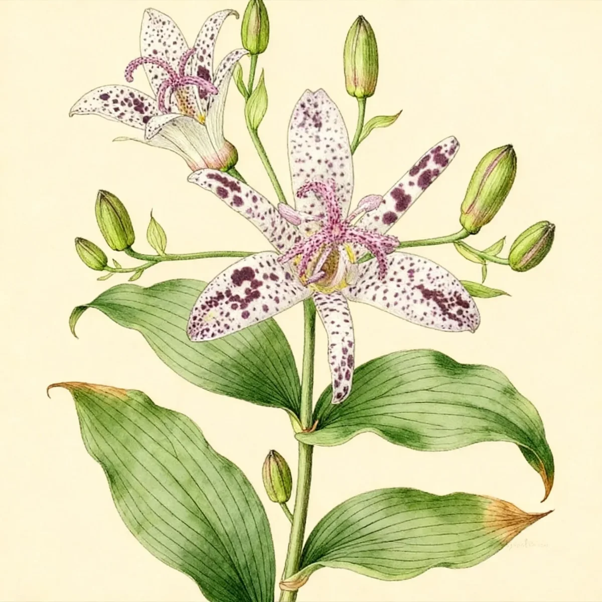 Japanese toad lily