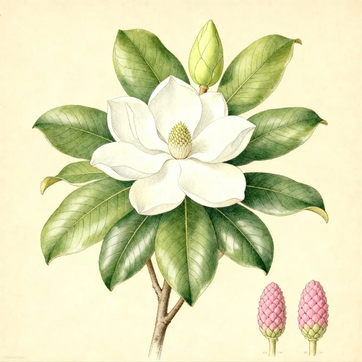 Southern magnolia (Magnolia grandiflora)