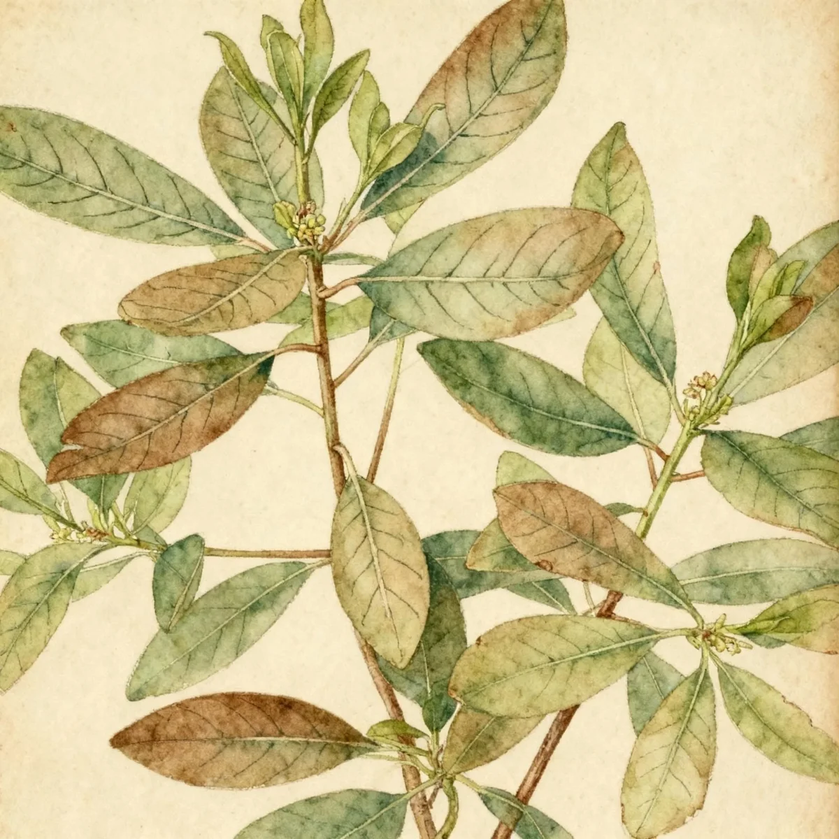 Small anise tree (Illicium parviflorum)