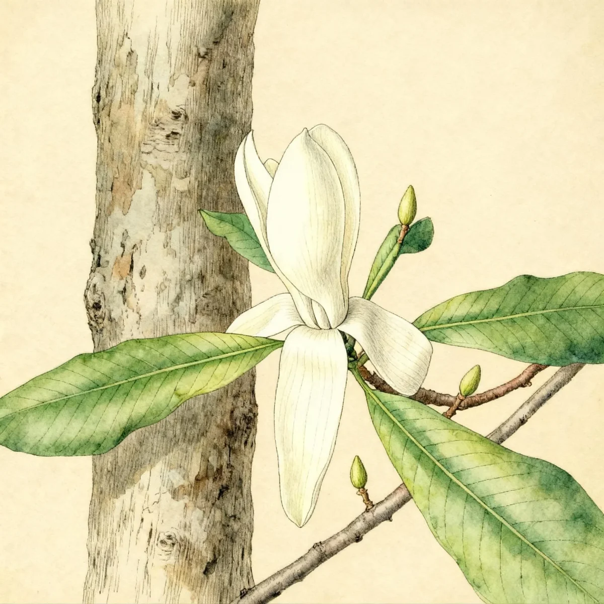 Whitebark magnolia
