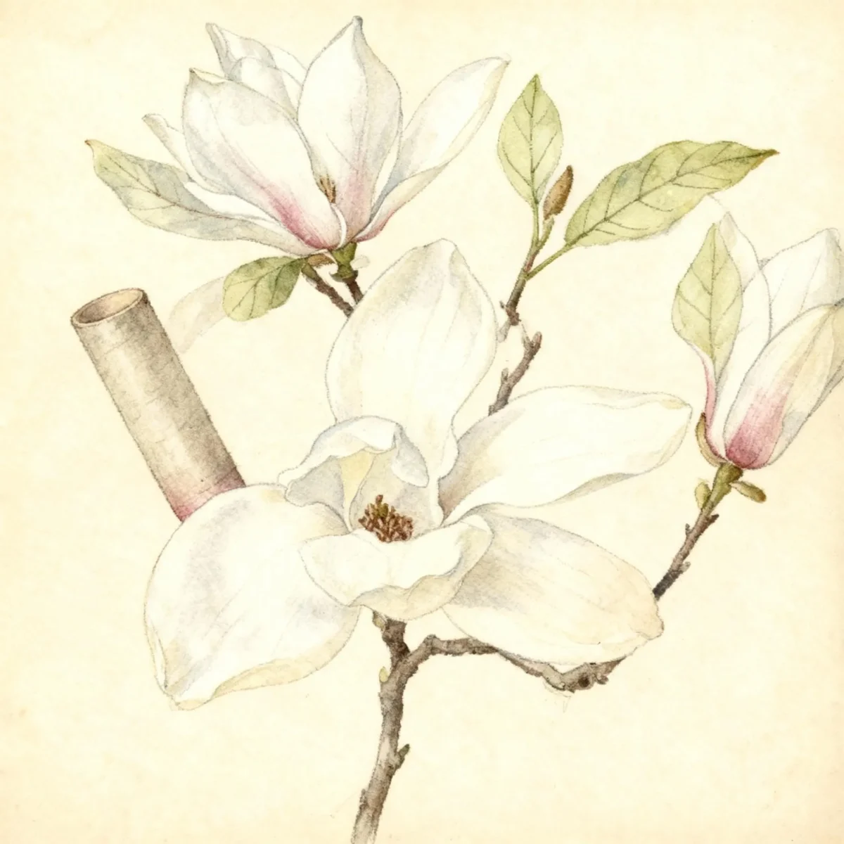 Cylindrical magnolia