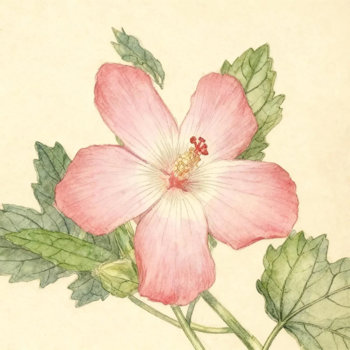 Musk mallow (Abelmoschus moschatus)