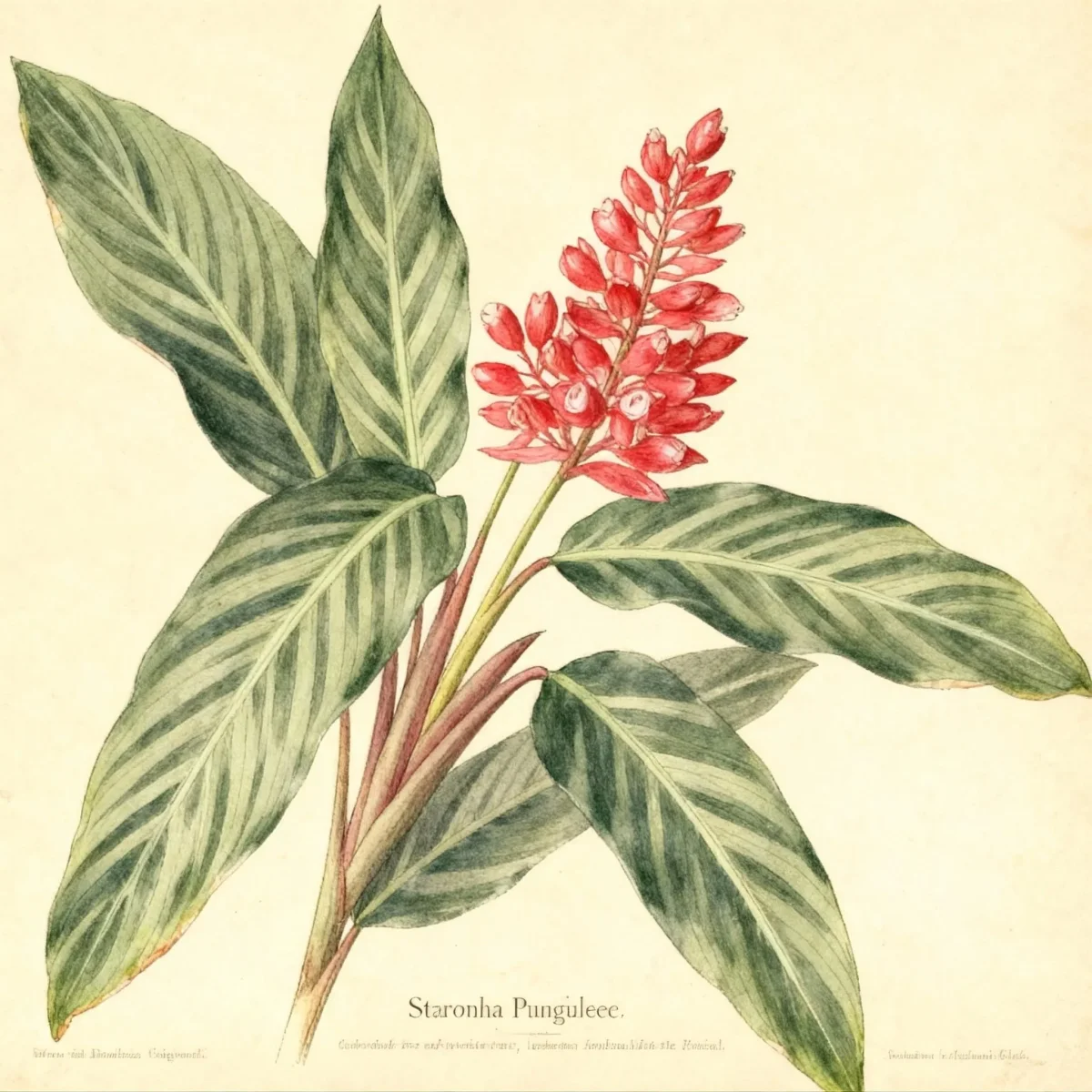 Stromanthe (Stromanthe sanguinea)